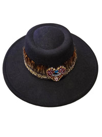 Heart Boater Hat