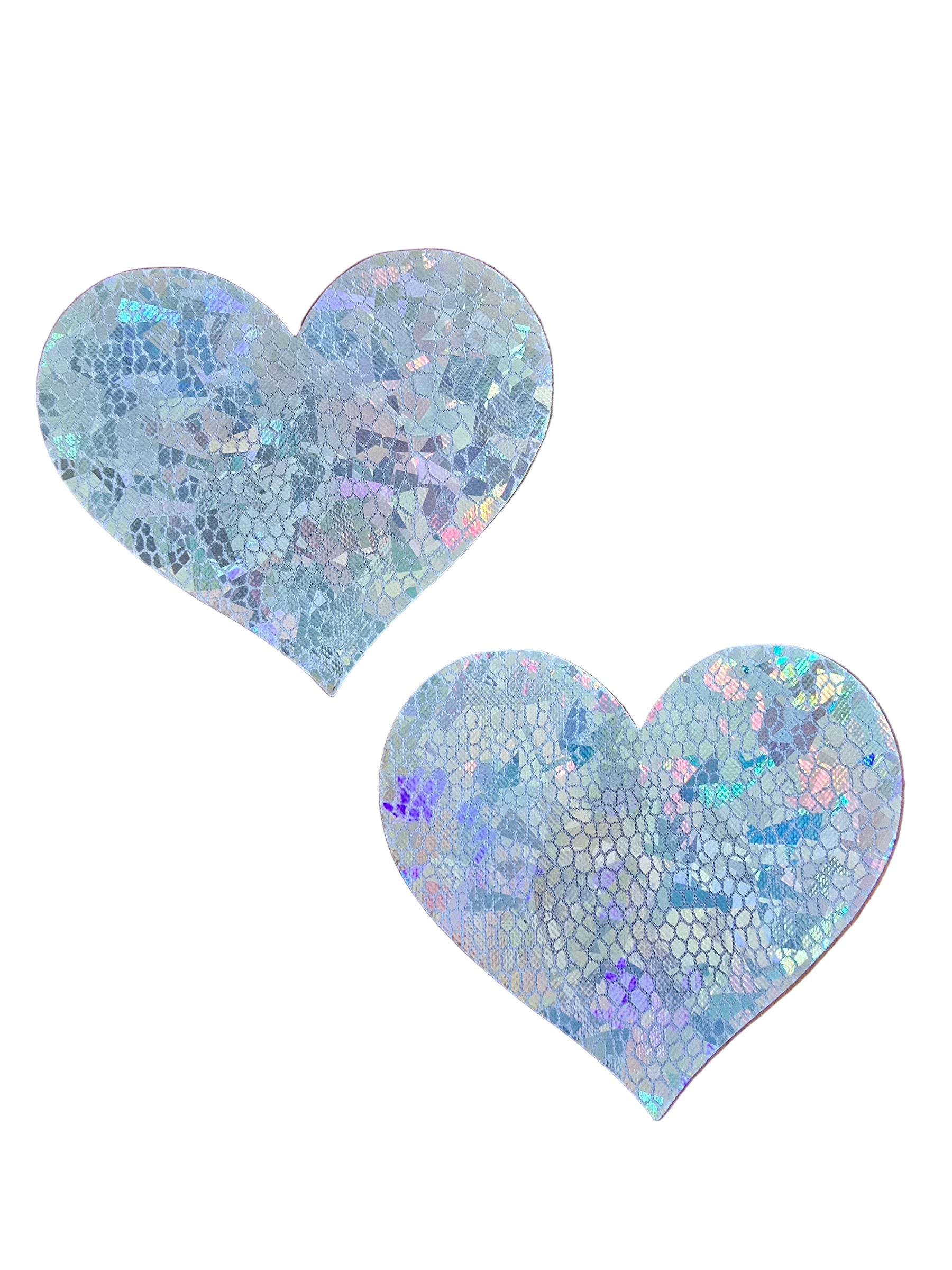Holographic Heart Pasties