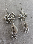 Ira Cowrie Mirror Earrings
