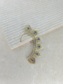 Azurite Pointe Gold Ear Cuff