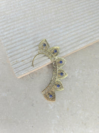 Azurite Pointe Gold Ear Cuff