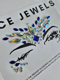 Aqua Face Jewels