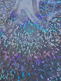 Aqua Holographic Skirt