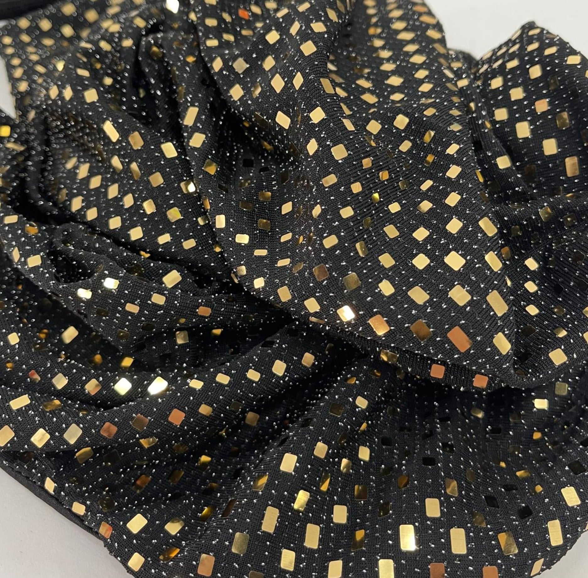 Bronze Cowl Neck Tie Top