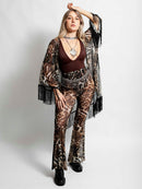 Leopard Tie Kimono