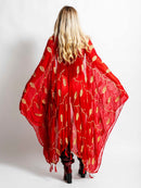 Red Ruhi Kimono