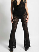 Black Lace Bell Bottoms