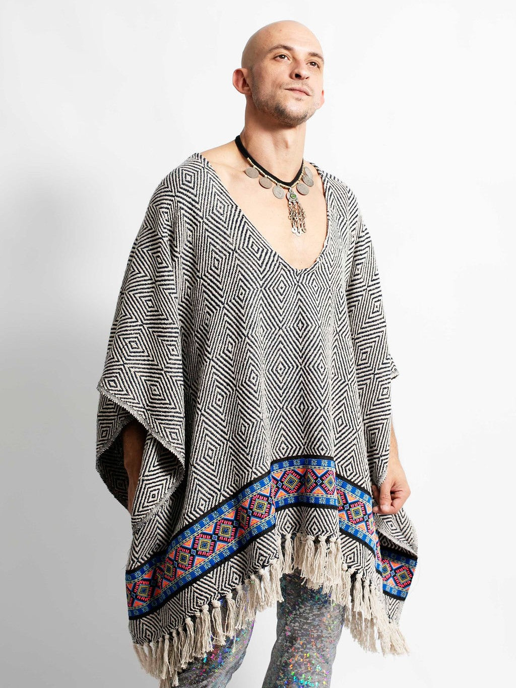 Aztec Twilight Poncho