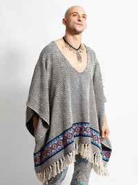 Aztec Twilight Poncho