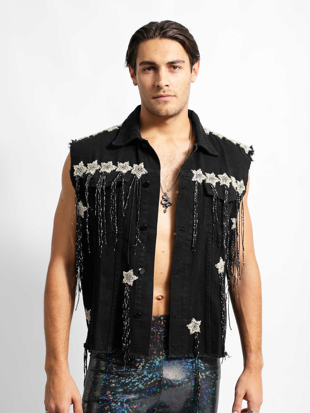 Galaxy Denim Vest