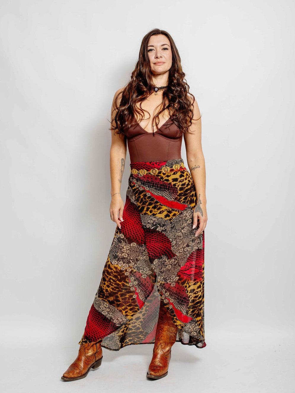 Jungle Wrap Skirt