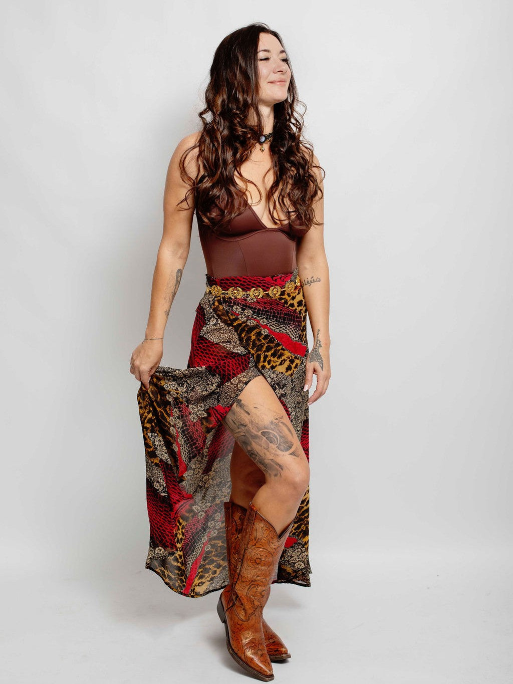 Jungle Wrap Skirt