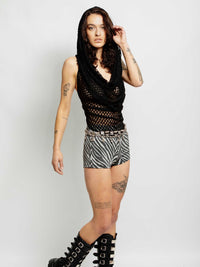 Black Lace Hood