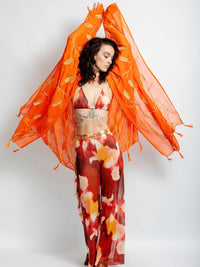 Orange Ruhi Kimono