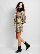 Shala Wrap Top