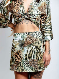 Shala Wrap Mini Skirt