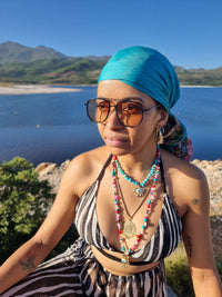 Brown Metal Frame Sunglasses