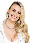 Unicorn 3D Beaded Earrings