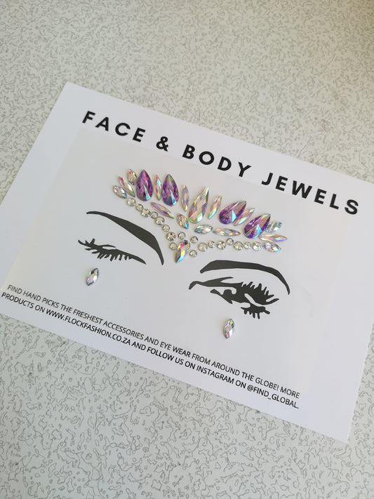 Purple Face Jewels