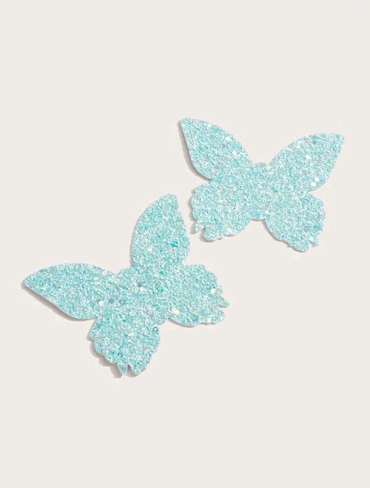 Gliiter Butterfly Pasties